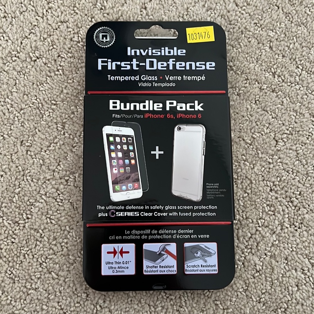 2 Tempered Glass for iPhone 6 and 6s - Safety Glass